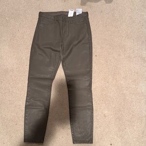 Banana Republic coated skinny Jeans